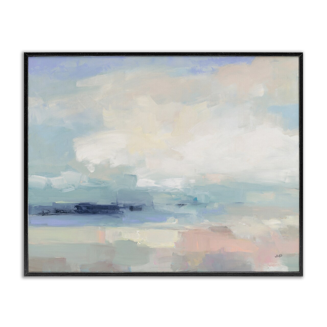 Stupell Industries Abstract Landscape Clouds Scene Framed Giclee Design By Julia Purinton